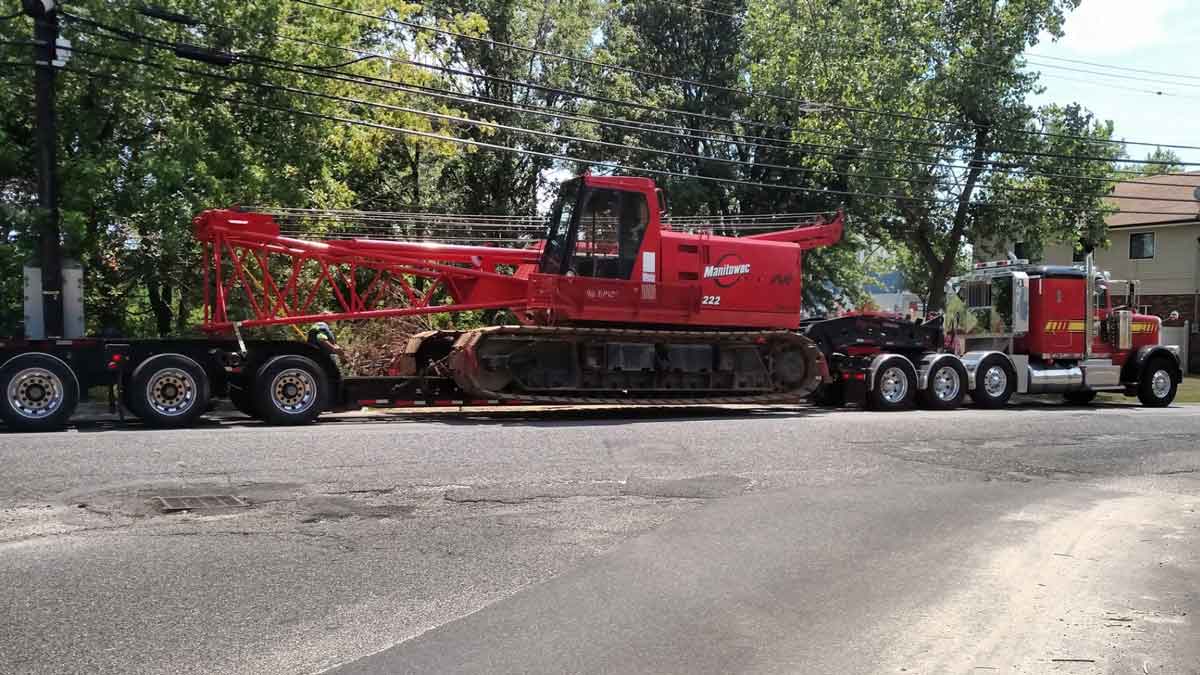 Heavy Equipment Hauling Central NJ